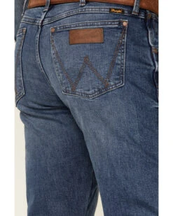 Wrangler Retro Premium Men's Harrick Dark Wash Stretch Slim Straight Jeans -Western Cowboy Equipment Store 2000342091 400 P3
