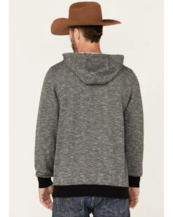 Cody James Men's Heather Black Embroidered Logo Sleeve Pullover Hooded Sweatshirt -Western Cowboy Equipment Store 2000342814 001 P4
