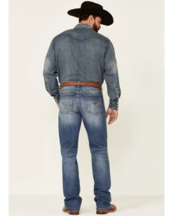 Cody James Men's Finley Light Wash Stackable Stretch Regular Straight Jeans -Western Cowboy Equipment Store 2000342921 400 P4