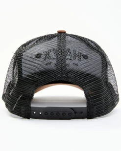 Hawx Men's Dark Brown Logo Graphic Mesh-Back Ball Cap -Western Cowboy Equipment Store 2000342950 201 P3