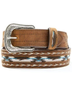 Cody James Men's Brown Multi-Color Concho Belt