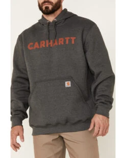 Carhartt Men's Loose Fit Midweight Logo Hooded Work Sweatshirt -Western Cowboy Equipment Store 2000343203 022 P3