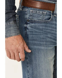 Cody James Men's Casey Light Wash Stretch Stackable Straight Jeans -Western Cowboy Equipment Store 2000344540 400 P3