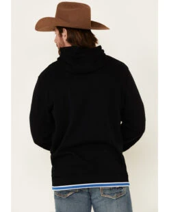 Cinch Men's Solid Black Logo Brand Hooded Sweatshirt -Western Cowboy Equipment Store 2000345605 001 P4