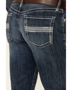 Cinch Men's Ian Dark Wash Performance Stretch Slim Bootcut Jeans -Western Cowboy Equipment Store 2000349448 402 P3