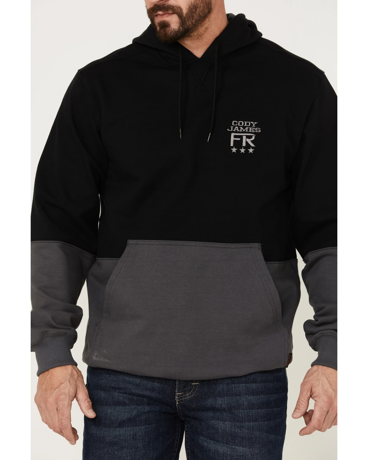 Cody James Men's FR Fleece Solid Hooded Work Sweatshirt 3 Cody James Men's FR Fleece Solid Hooded Work Sweatshirt - Image 3