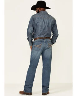 Wrangler 20X Men's Barnham Medium Wash Stretch Extreme Relaxed Straight Jeans -Western Cowboy Equipment Store 2000351008 400 P4