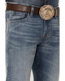 Rock & Roll Denim Men's Hooey Light Vintage Wash Revolver Stretch Slim Straight Jeans -Western Cowboy Equipment Store 2000351106 400 P4