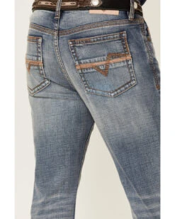 Cody James Core Men's Bear Down Light Wash Stretch Slim Bootcut Jeans -Western Cowboy Equipment Store 2000351786 400 P4