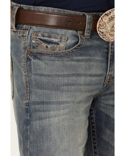 Cody James Men's Star Gazer Dark Wash Stretch Stackable Straight Leg Jeans -Western Cowboy Equipment Store 2000351798 400 P2