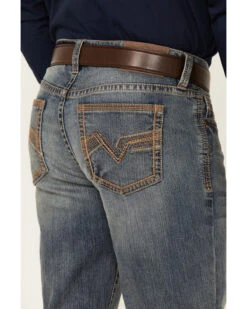 Cody James Men's Star Gazer Dark Wash Stretch Stackable Straight Leg Jeans -Western Cowboy Equipment Store 2000351798 400 P4