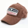 Cody James Men's Brown Corduroy True American Logo Patch Ball Cap