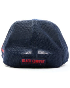 Black Clover Men's Navy Premium 10 Patch Mesh-Back Flex-Fit Ball Cap -Western Cowboy Equipment Store 2000352071 410 P3