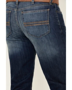 Cinch Men's Silver Label Medium Stonewash Performance Stretch Slim Straight Jeans -Western Cowboy Equipment Store 2000355892 402 P4