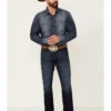 Cinch Men's Ian Dark Stonewash Rigid Slim Bootcut Jeans