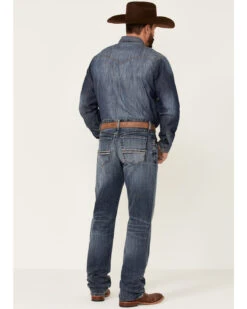 Cinch Men's White Label Medium Stonewash Performance Stretch Relaxed Straight Jeans 6 Cinch Men's White Label Medium Stonewash Performance Stretch Relaxed Straight Jeans -Western Cowboy Equipment Store 2000355910 402 P3