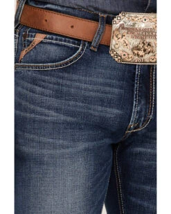 Ariat Men's M5 Straight Stretch Madera Stackable Straight Leg Jeans 5 Ariat Men's M5 Straight Stretch Madera Stackable Straight Leg Jeans -Western Cowboy Equipment Store 2000357132 400 P2