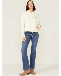 Wrangler Women's Logo Cropped Hoodie -Western Cowboy Equipment Store 2000358083 100 P4