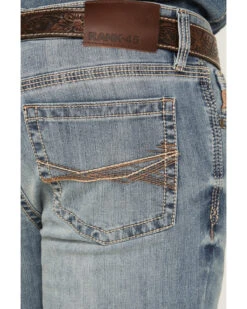 RANK 45 Men's Desert Ranch Performance Stretch Slim Bootcut Jeans -Western Cowboy Equipment Store 2000359242 414 P4
