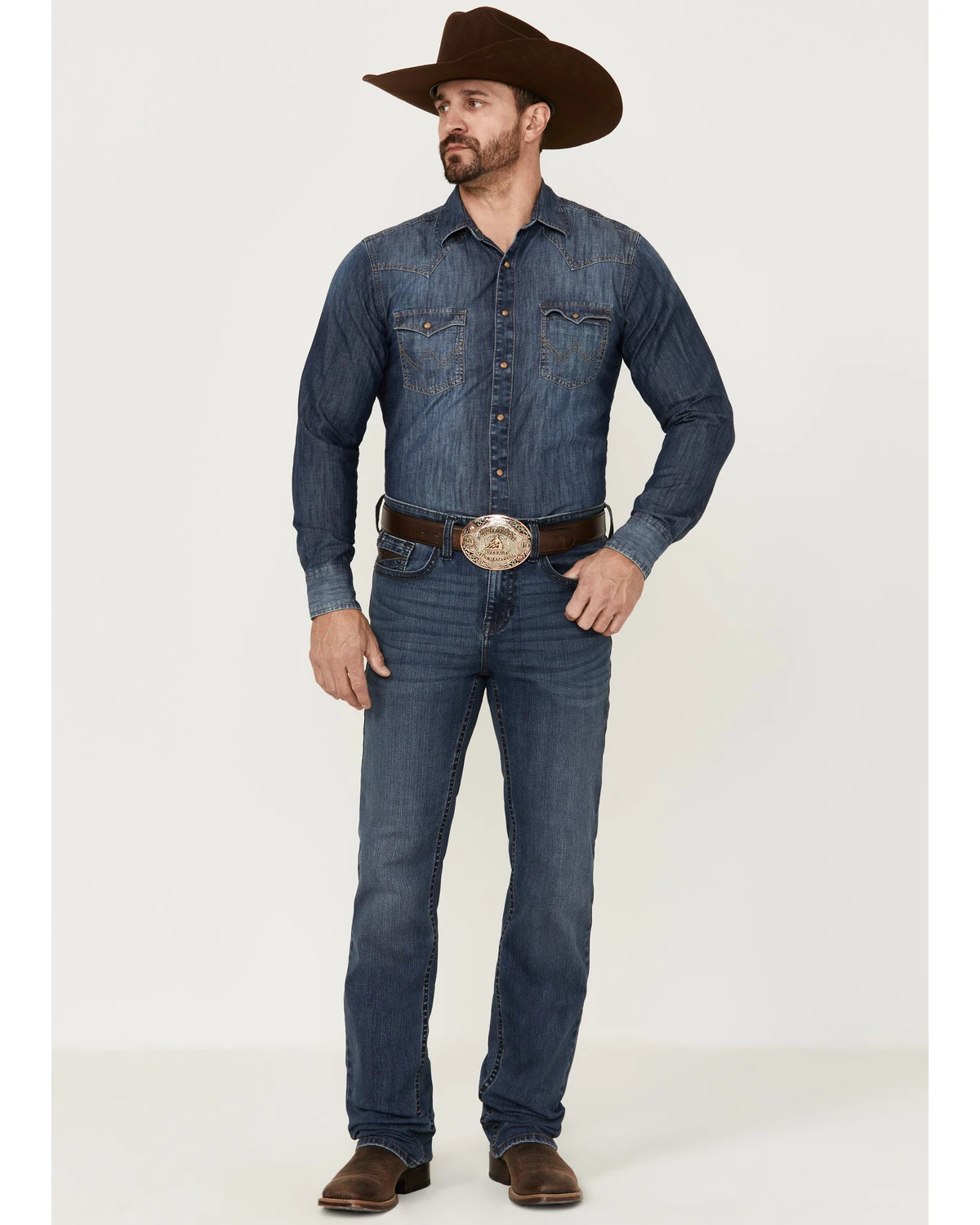 RANK 45 Men's Shotgun Wash Stackable Slim Straight Stretch Performance Jeans 1 RANK 45 Men's Shotgun Wash Stackable Slim Straight Stretch Performance Jeans