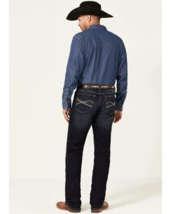 Wrangler 20X Men's Cobalt Dark Wash Stretch Slim Straight Jeans -Western Cowboy Equipment Store 2000359713 416 P3