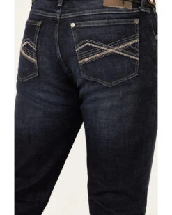 Wrangler 20X Men's Cobalt Dark Wash Stretch Slim Straight Jeans -Western Cowboy Equipment Store 2000359713 416 P4