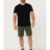 Wrangler ATG Men's All-Terrain Deep Olive Asymmetric Cargo Shorts