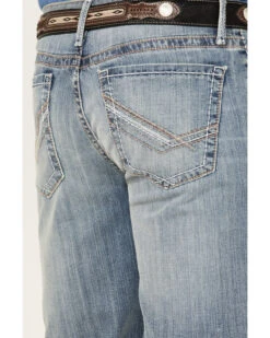 Cinch Men's Grant Light Stonewash Performance Stretch Relaxed Bootcut Jeans 7 Cinch Men's Grant Light Stonewash Performance Stretch Relaxed Bootcut Jeans -Western Cowboy Equipment Store 2000362786 402 P4