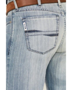 Cinch Men's Light Stonewash White Label Peformance Stretch Relaxed Straight Jeans -Western Cowboy Equipment Store 2000362805 402 P4