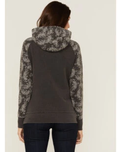 Hooey Women's Rope Like A Girl Bandana Print Pullover Hoodie Sweatshirt -Western Cowboy Equipment Store 2000363502 022 P4