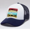 Kimes Ranch Men's Navy Block Party Printed Logo Mesh-Back Trucker Cap