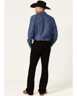 Cody James Men's Night Rider Black Wash Stretch Slim Bootcut Jeans -Western Cowboy Equipment Store 2000364871 001 P3