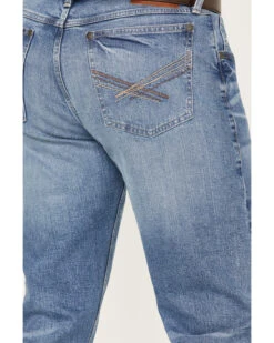 Wrangler 20X Men's Mexia Light Wash Stretch Vintage Slim Bootcut Jeans 7 Wrangler 20X Men's Mexia Light Wash Stretch Vintage Slim Bootcut Jeans -Western Cowboy Equipment Store 2000365073 412 P4