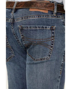 Rock & Roll Denim Men's Hooey Revolver Medium Wash Reflex Stretch Slim Straight Jeans 5 Rock & Roll Denim Men's Hooey Revolver Medium Wash Reflex Stretch Slim Straight Jeans -Western Cowboy Equipment Store 2000367639 203 P2
