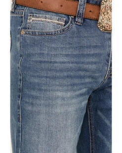 Rock & Roll Men's Vintage Medium Double Revolver Reflex Stretch Relaxed Bootcut Jeans 7 Rock & Roll Men's Vintage Medium Double Revolver Reflex Stretch Relaxed Bootcut Jeans -Western Cowboy Equipment Store 2000368869 414 P4