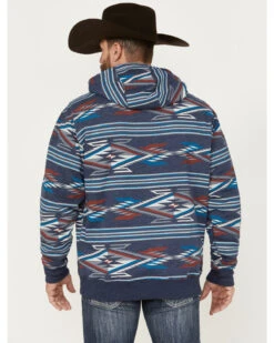 Ariat Men's Southwestern Print Hooded Sweatshirt -Western Cowboy Equipment Store 2000371569 410 P4