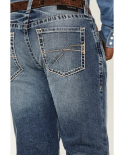 Ariat Men's M2 Dakota Wilson Medium Wash Stretch Relaxed Stackable Bootcut Jeans 7 Ariat Men's M2 Dakota Wilson Medium Wash Stretch Relaxed Stackable Bootcut Jeans -Western Cowboy Equipment Store 2000371949 400 P4