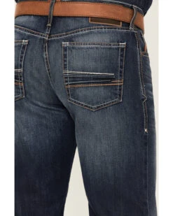 Ariat Men's Big Sur 3D Garby Dark Wash Relaxed Bootcut Jeans -Western Cowboy Equipment Store 2000371978 400 P4