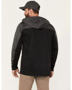 Browning Men's Hayes 1/4 Zip Hooded Pullover 7 Browning Men's Hayes 1/4 Zip Hooded Pullover -Western Cowboy Equipment Store 2000373272 001 P4