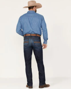 Cinch Men's Silver Label Dark Wash Slim Straight Performance Jeans -Western Cowboy Equipment Store 2000373443 402 P3