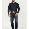 Cinch Men's Grant Dark Stonewash Relaxed Bootcut Stretch Performance Jeans