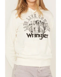 Wrangler Women's Long Live Cowboys Desert Graphic Hoodie -Western Cowboy Equipment Store 2000374071 103 P3
