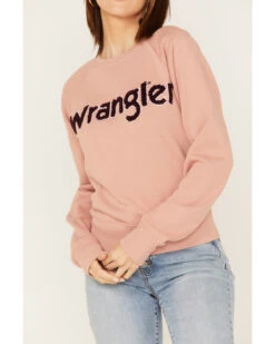 Wrangler Retro Women's Embroidered Logo Sweatshirt -Western Cowboy Equipment Store 2000374076 681 P3