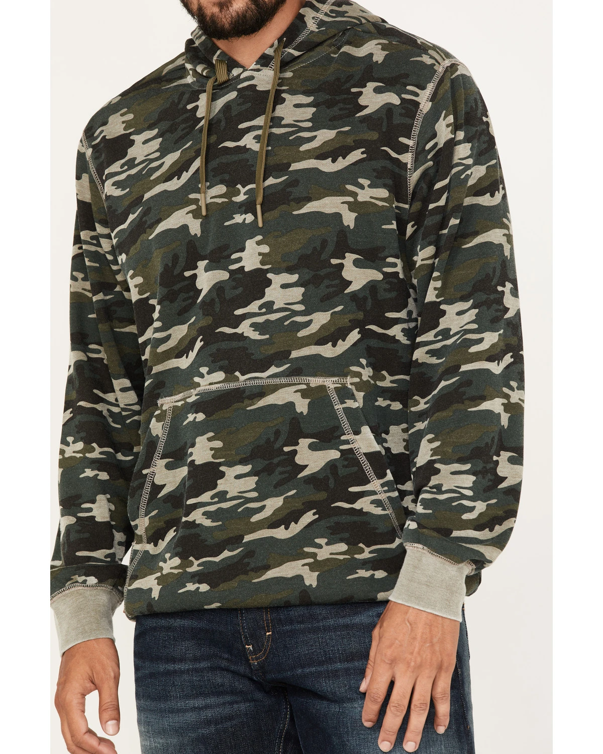 Moonshine Spirit Men's Now You See Me Burnout Camo Hooded Sweatshirt 3 Moonshine Spirit Men's Now You See Me Burnout Camo Hooded Sweatshirt - Image 3