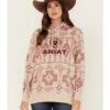 Ariat Women's Southwestern Print Logo Graphic Hoodie