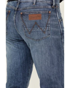 Wrangler Men's 88MWZ Retro Sawdust Medium Wash Slim Straight Denim Jeans - Tall -Western Cowboy Equipment Store 2000374566 415 P4