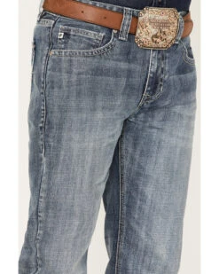 Rock & Roll Denim Men's Relaxed Fit Ladder Stitch Bootcut Jeans -Western Cowboy Equipment Store 2000375482 414 P4
