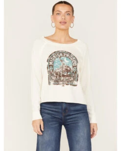 Rock & Roll Denim Women's Midnight Rodeo Graphic Sweatshirt