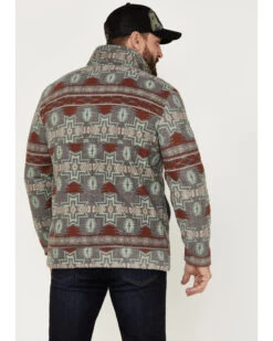 Powder River Outfitters Men's 1/2 Zip Southwestern Print Fleece Sweatshirt 7 Powder River Outfitters Men's 1/2 Zip Southwestern Print Fleece Sweatshirt -Western Cowboy Equipment Store 2000376231 022 P4