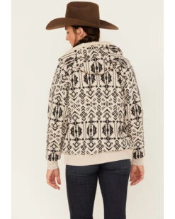 Ariat Women's R.E.A.L. Southwestern Print Sherpa-Lined Zip Hoodie -Western Cowboy Equipment Store 2000377705 944 P4